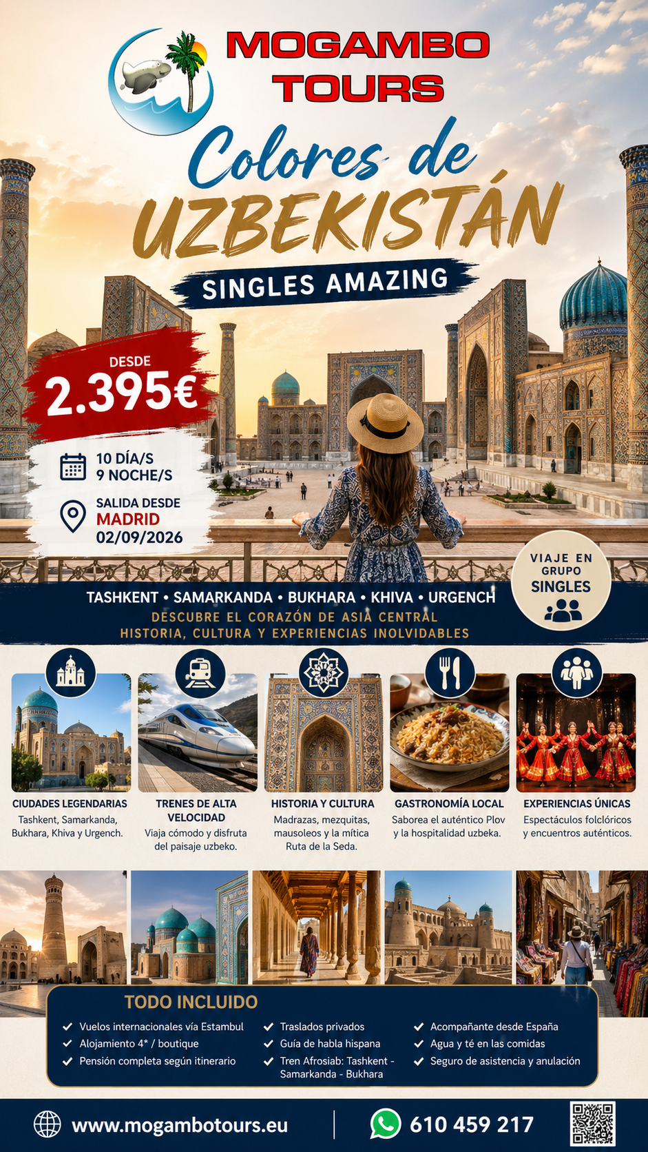 Colores de Uzbekistán — desde 2.395€
